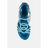 Jisters Cut Out Detail Rhinestone Flat Womens Sandals - 4 of 4