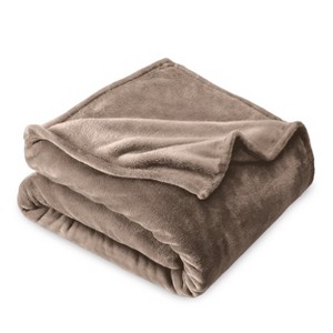 Microplush Fleece Bed Blanket by Bare Home - 1 of 4