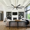 Airsurfer 72" Ceiling Fan with Color-Changing LED Light and Remote - 2 of 4