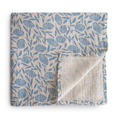 Mushie Muslin Swaddle Blanket Organic Cotton
