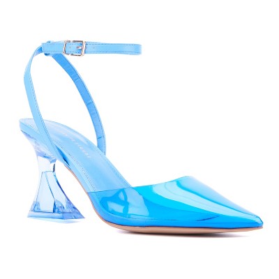Fashion To Figure Women's Jacki Ankle Strap Heel Pump - Wide Width