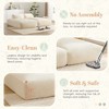Kumasinova Minimalist 72" Oversized Modular Sofa, Right-handed Face, Foam-Filled Sofa Bed, Free Combination, No Assembly Required - 3 of 4