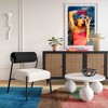 Jolene Velvet Accent Chair Black, Cream 20.8"W x 24.3"D x 29"H - 2 of 4