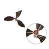 Unique Bargains Cat Feather Plaything Cat Wand Replacement Feather Compact Hair Dark Brown 3 Pcs - 2 of 4