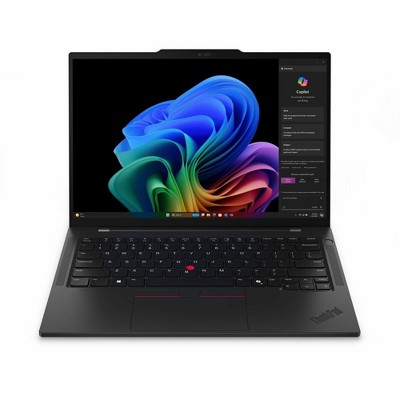 Lenovo ThinkPad T14s Gen 6 21N1002DUS 14" Laptop Computer - Snapdragon X1P-42-100 - 16 GB RAM - 512 GB SSD - Black
