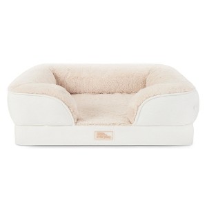 TOWN & COUNTRY EVERYDAY CuddleTown Comfy Solid Bolster Sofa Pet Bed - 1 of 4