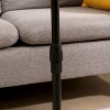 COWLOWN C-Shaped End Table with Slots 2 Tie, Sofa Side Table for Living Room & Bedroom - 4 of 4