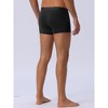 INSPIRE CHIC Men's Soft Elastic Waist Solid Color Regular Fit Basic Boxer Briefs - image 3 of 4