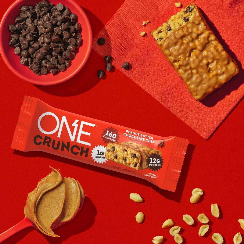 ONE Bar Crunch Protein Bars - Peanut Butter Chocolate Chip - 4ct, 4 of 5