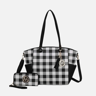 MKF Collection Karlie Fashion Accessories Tote Handbag with Wallet by Mia K - Black — фото 2