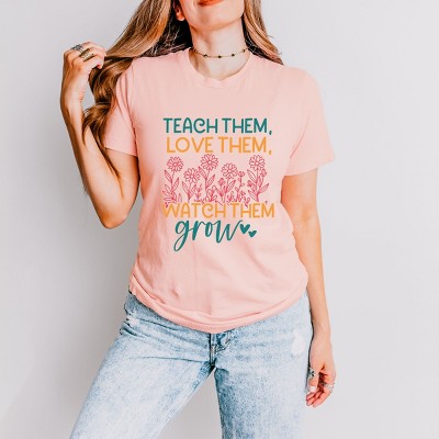 Simply Sage Market Watch Them Grow Flower Garden Short Sleeve Tee