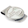 Mount Wings as Eagles Isaiah 40:31 Pewter Metal Mens Money Clip Holder - 2 of 4