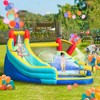 Outsunny 5-in-1 Inflatable Water Slide Kids Bounce House Water Park Includes Trampoline Slide Water Pool Cannon Climbing Wall with Carry Bag - 3 of 4