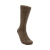Classy Brown Patterned Socks (Men's Sizes Adult Large) from the Sock Panda - 4 of 4