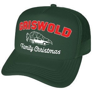 Christmas Vacation Griswold Family Christmas Foam Trucker Cap Hunter Green - 1 of 4