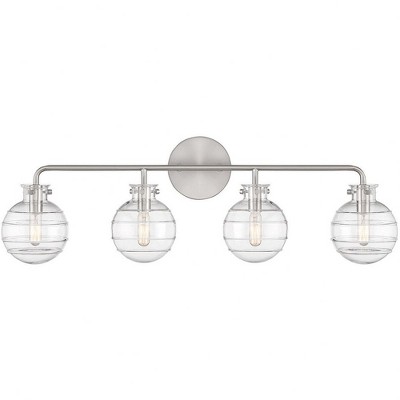 Savoy House Mason 4 - Light Vanity in  Satin Nickel
