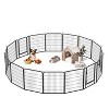 Chery Life Heavy Duty Metal Playpen With Door, 31.7"H Dog Fence, Pet Exercise Pen - 2 of 4