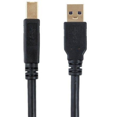 cable de impresora usb 2,0 cable usb b cable de impresora de alta velocidad  compatible con hp canon hermano samsung dell epson lexmark xerox