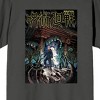 Jujutsu Kaisen Poster Art Crew Neck Short Sleeve Charcoal Women's T-shirt - 2 of 3