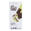 Theo Chocolate Organic Coconut 70% Dark Chocolate Bar - Case of 12/3 oz - 2 of 4