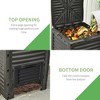 Garden Compost Bin 80 Gallon Outdoor Large Capacity Composter Fast Create Fertile Soil Aerating Box, Easy Assembly - 4 of 4