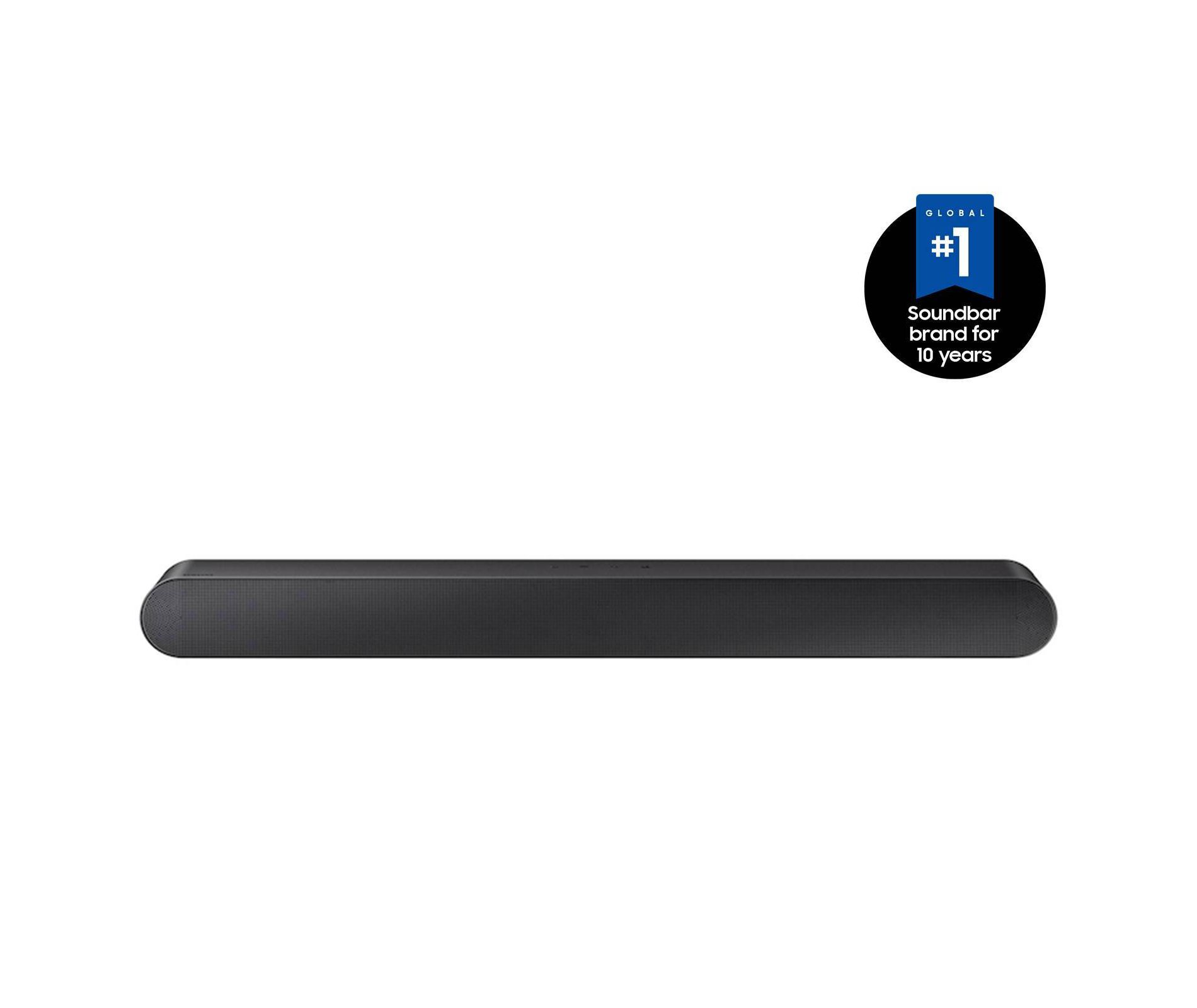 Samsung 3.0Ch Soundbar with Built-in Woofer - Gray (HW-S50B): Bluetooth & HDMI Connectivity