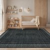 Machine Washable Rugs for Living Room Minimalist Geometric Bordered Indoor Carpet - 3 of 4