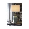 Set of 2 Niobe Table Lamps Gray - Signature Design by Ashley: Ceramic Base, 28" Height, Drum Shade, UL Listed - 3 of 3