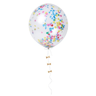 Meri Meri - Bright Confetti Balloon Kit - Balloons and Balloon Accessories - 8ct
