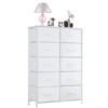 FURNIinspire Utility Storage Shelves Tall Dresser Storage Tower, Versatile Standing Cubbies For Kid Room, Closet, Entryway, White, 11.8"*31.4"*45.6" - 4 of 4