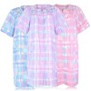 JEFFRICO 3 Pack House Dresses for Women with Pockets - Lightweight Breathable Short Sleeve Muumuu & Nightgowns - Dusters - 2 of 4