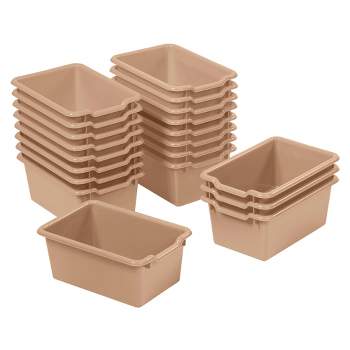 Ecr4kids Letter Size Tray With Lid, Storage Containers, Assorted