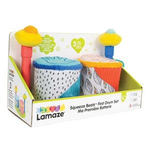 Lamaze Squeeze Beats First Drum Set L27472 Baby and Toddler Learning Toy - 1 of 1
