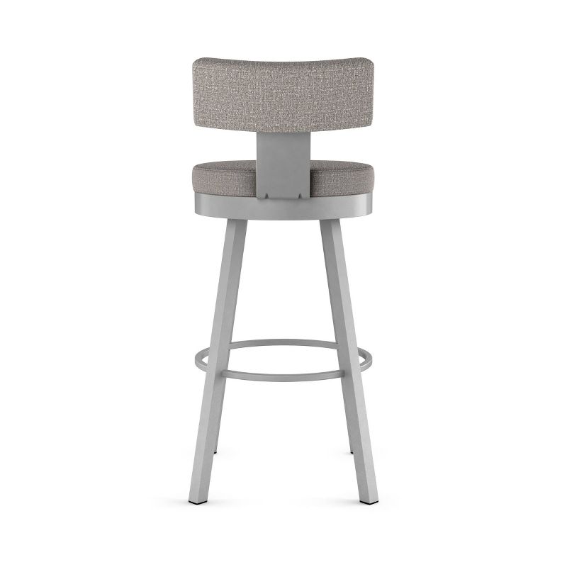 Amisco Morgan Upholstered Counter Height Barstool Gray, 3 of 8