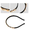 Unique Bargains Women's Bling Unspecified-Shaped Rhinestone Headband 5.31"x0.39" 1 Pc - 3 of 4