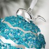 4.5"H Sullivans Blue Whale Ball Christmas Ornament, Christmas Tree Decor - 2 of 2