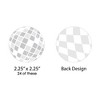 Big Dot of Happiness Disco Ball - Paper Straw Decor - Groovy Hippie Party Striped Decorative Straws - Set of 24 - 2 of 4