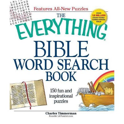 The Everything Bible Word Search Book - (Everything(r)) by  Charles Timmerman (Paperback)