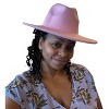 Women's Wo's Wide Brim Fedora Hat - The Classy Cloth - 3 of 3