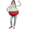 HalloweenCostumes.com One Size   Child Squishmallow Winston the Scarecrow Costume | Squishmallow Costumes, Red/Natural/Green - 3 of 3