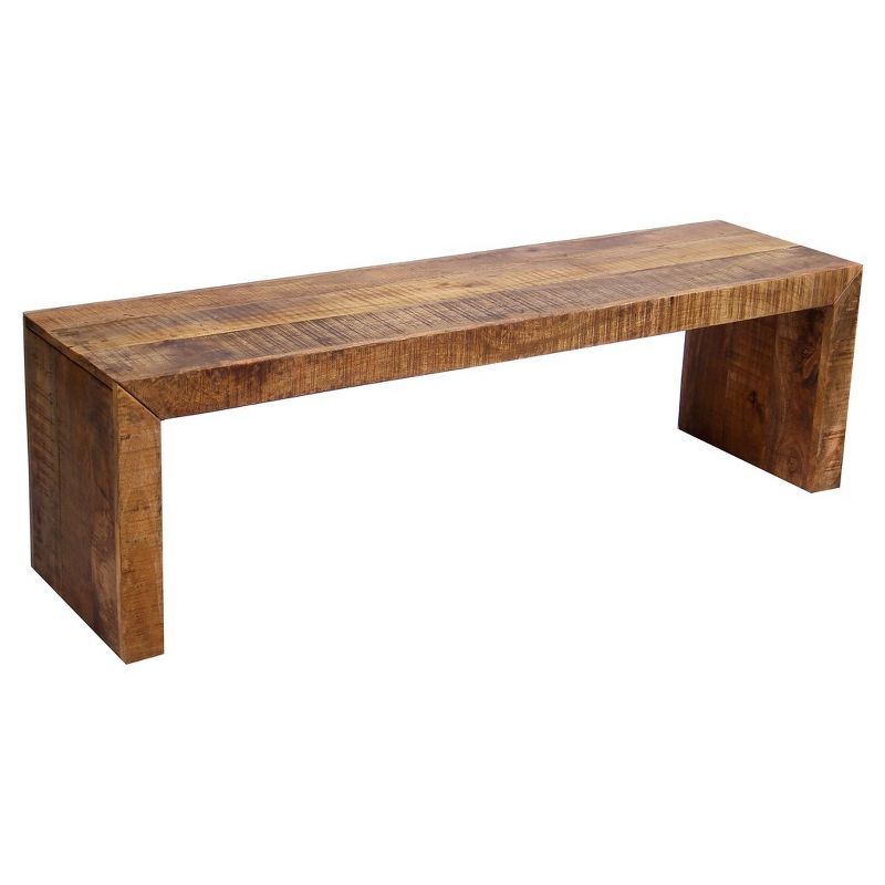 Solid Mango Wood 5' Bench - Timbergirl, 3 of 6