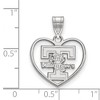 Black Bow Jewelry Sterling Silver Tennessee Volunteers NCAA Pendant - 2 of 3