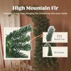 NAYSAYE 7FT Unlit Artificial Christmas Tree with Slim Design and Realistic Branches for Indoor Holiday Decor, Green, 29.5"*29.5"*83.9" - 4 of 4