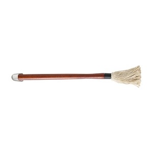 RSVP International Bbq Natural Cotton Bar Mop, 18" Rosewood Handle - 1 of 3