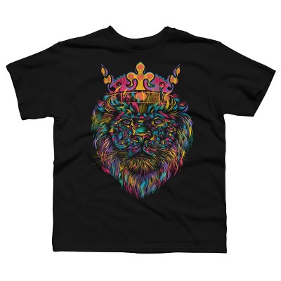 Boy's Design By Humans Bright Like A King Lion By DBHOriginals T-Shirt