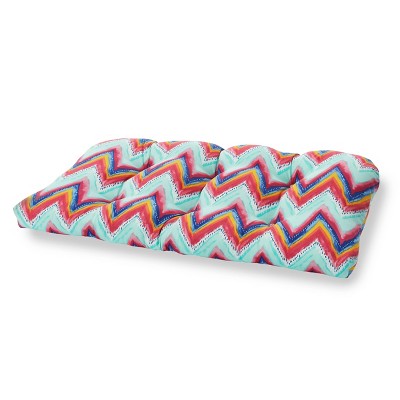 Standard Outdoor Loveseat/Bench Cushion Gypsy Stripe - Terrasol