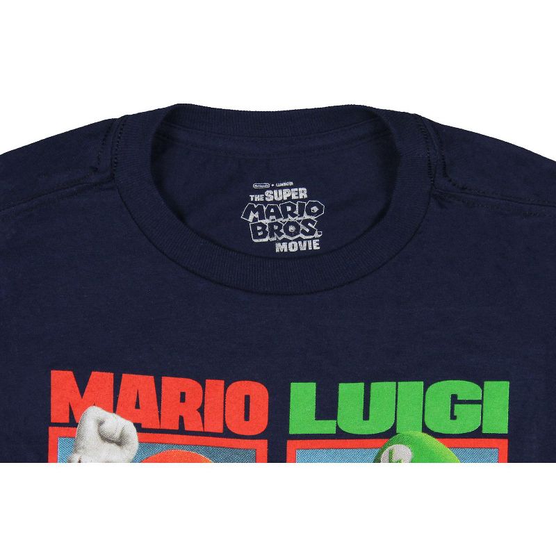 Super Mario Boys Shirt Mario Luigi Princess Peach Toad Youth Kids T-Shirt, 4 of 5