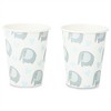 Blue Panda Elephant Baby Shower Decorations for Boy Theme, Elephant Party Supplies With Paper Plates, Napkins, Cups, and Cutlery, Serves 24 Guests - 4 of 4