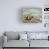Trademark Fine Art -Vincent van Gogh 'Fishing Boats on the Beach' Canvas Art - 2 of 4