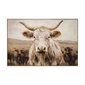 GlasFlength Wall Art Wall Decoration Paintings Wall Art Prints Wall Picture wall art canvas for Living Room, White, 31.5"*1.57"*47.24" - 1 of 4